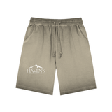 Haven's Stonewash Sand shorts Front
