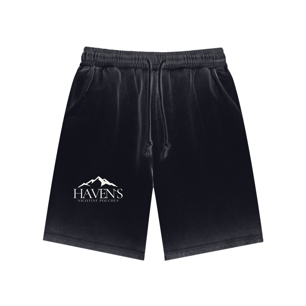 Haven's Stonewash Black shorts Back