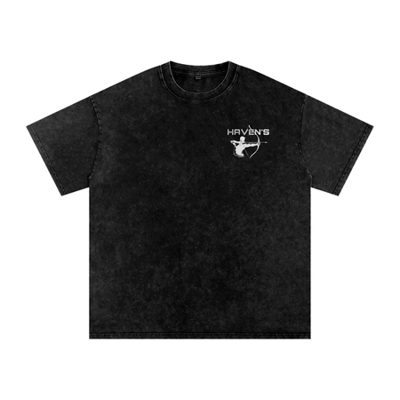 Haven's Alternative T-Shirt Black Stonewash Front