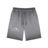 Haven's Stonewash Grey shorts Front