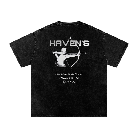 Haven's Alternative T-Shirt Black Stonewash Back