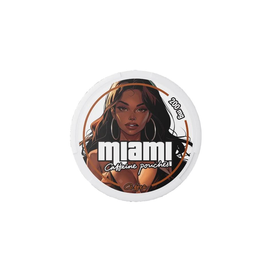 Miami - Coffee (200mg) Caffeine Pouches SnusHaven