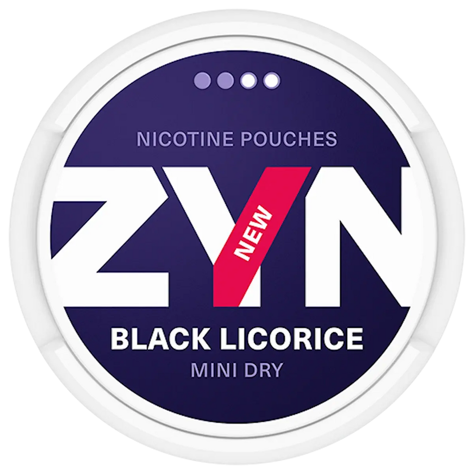 Zyn - Black Liquorice Mini Dry (3mg) SnusHaven